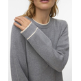 Product VERO MODA VMGOLD LS O-NECK DOUBLE CONTRAST PULL thumbnail image