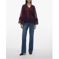 Product VERO MODA VMJENNA 7/8 FRILL TOP WVN GA thumbnail image