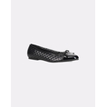 Product MIGATO MATTE SHOES PATENT LEATHER, EMBOSSED WITH BOW BLACK thumbnail image