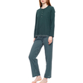 Product PINK LABEL PYJAMA GREEN FOREST STRIPES thumbnail image