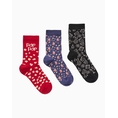 Product WALK WOMEN'S COTTON SOCKS WITH CINEMA PATTERN 3-PACK thumbnail image