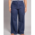 Product PARABITA Παντελόνι Τζιν wide leg blue με ραφές thumbnail image