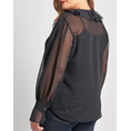 Product PARABITA Μπλούζα chiffon plumetti με βολάν thumbnail image