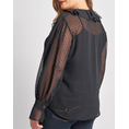 Product PARABITA Μπλούζα chiffon plumetti με βολάν thumbnail image