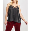 Product PARABITA Σατέν τοπ με τιράντες και δαντέλα thumbnail image