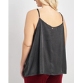 Product PARABITA Σατέν τοπ με τιράντες και δαντέλα thumbnail image