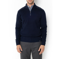 Product THE BOSTONIANS KNITTED COTTON HALF-ZIP REGULAR FIT thumbnail image