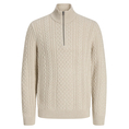 Product JACK&JONES JPRBLUSEAN KNIT CABLE HALF ZIP SN thumbnail image