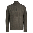 Product JACK&JONES JPRBLUSEAN KNIT CABLE HALF ZIP SN thumbnail image