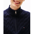 Product TOMMY HILFIGER CLASSIC COTTON CABLE ZIP MOCK thumbnail image