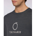 Product TRUSSARDI KNITWEAR-MAGLIONE GIROCOLLO  IN MISTO LANA CON JACQUARD UROBORO thumbnail image