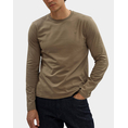 Product TRUSSARDI T-SHIRT SLIM FIT A MANICHE LUNGHE IN JERSEY STRETCH CON RICAMO thumbnail image