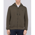 Product TRUSARDI SWEAT-FELPA CON ZIP E CAPPUCCIO IN JERSEY DIAGONALE CON RICAMO PUNTO CUORE thumbnail image