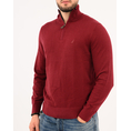Product NAUTICA KNITTED SHIRT LS PERFORMANCE SOLID 1/4 ZIP (12GG) thumbnail image