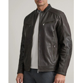Product NAVY&GREEN LEATHER JACKET thumbnail image