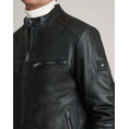 Product NAVY&GREEN LEATHER JACKET thumbnail image