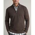 Product NAVY&GREEN KNITTED COTTON JACKET WITH ZIPPER thumbnail image