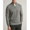 Product NAVY&GREEN KNITTED COTTON JACKET WITH ZIPPER thumbnail image