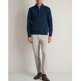 Product NAVY&GREEN KNITTED COTTON JACKET WITH ZIPPER thumbnail image