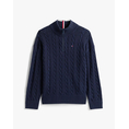 Product TOMMY HILFIGER COTTON CABLE HALF ZIP SWEATER thumbnail image