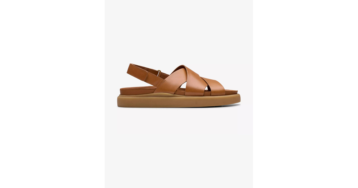 Clarks｜SANDALS (Aristella Sun (26181258)) Womens Aristella Sun Tan Leather Strappy Sandals | Clarks