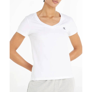 Product CALVIN KLEIN JEANS CK EMBROIDERY STRETCH V-NECK base image