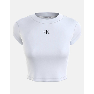 Product CALVIN KLEIN JEANS CK RIB CROPPED SLIM TEE base image