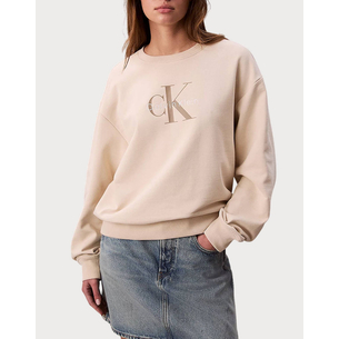 Product CALVIN KLEIN JEANS LS MONOLOGO FRENCH TERRY RLXD CN base image