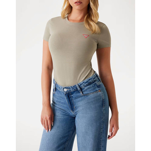 Product GUESS SS CN MINI TRIANGLE TEE WOMEN base image