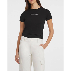 Product GUESS JEANS GJ SS CN SLIM LOGO PRINT TEE WOMEN'S T-SHIRT base image