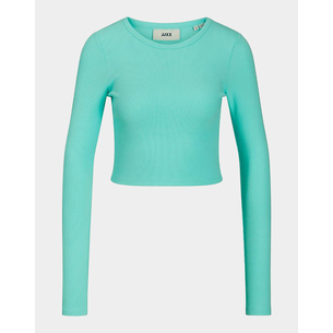 Product JJXX JXFELINE STR LS RIB TEE JRS NOOS base image