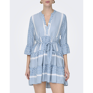 Product ONLY ONLATHENA LIFE 3/4 SHORT DRESS WVN NOOS base image