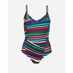 Product SUN OF A BEACH MAJORCA TILES V-SHAPE SWIMSUIT Women's BLACK base image