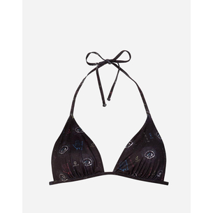 Product SUN OF A BEACH THE COSMOS EYE TIE SIDE BIKINI Women's TOP BLACK base image