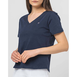 Product TOMMY JEANS TJW SLIM SOFT V NECK TEE base image
