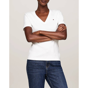 Product TOMMY HILFIGER NEW SLIM CODY V-NECK SS base image