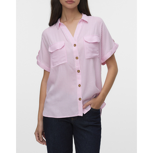 Product VERO MODA VMBUMPY S/S SHIRT WVN GA NOOS base image