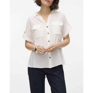 Product VERO MODA VMBUMPY S/S SHIRT WVN GA NOOS base image