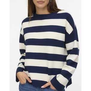 Product VERO MODA VMSILJE LS O-NECK BOXY PULLOVER NOOS base image