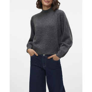 Product VERO MODA VMLEAF LS HIGH NECK PULLOVER NOOS base image