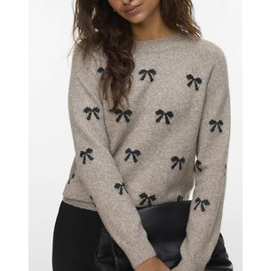 Product VERO MODA VMDOFFY INTARSIA LS O-NCK PULLOVER GA NOOS base image