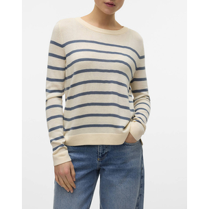 Product VERO MODA VMNOVA LS O-NECK PULLOVER GA NOOS base image