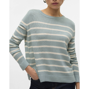 Product VERO MODA VMNOVA LS O-NECK PULLOVER GA NOOS base image