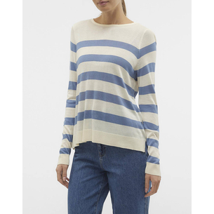 Product VERO MODA VMNOVA LS O-NECK PULLOVER GA NOOS base image