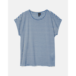 Product VERO MODA VMAVA PLAIN SS TOP STRIPE GA JRS  NOOS base image