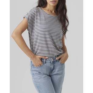 Product VERO MODA VMAVA PLAIN SS TOP STRIPE GA JRS  NOOS base image