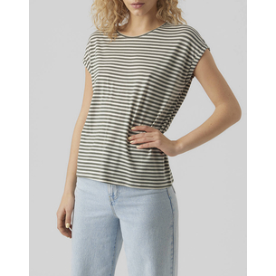 Product VERO MODA VMAVA PLAIN SS TOP STRIPE GA JRS  NOOS base image