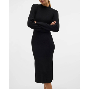 Product VERO MODA VMLYNZI LS CALF KNIT DRESS VMA NOOS base image