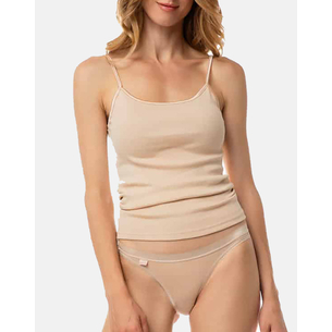 Product MINERVA WOMAN UNDERSHIRT BRIT.2PCS SATIN ΡIPING base image