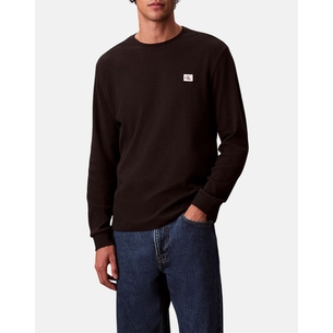 Product CALVIN KLEIN LS WAFFLE BADGE CREWNK TEE base image